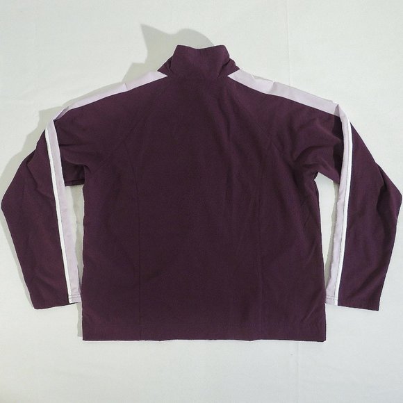 NIKE Women's XL Athletic Jacket Full Zip Purple Track Warm-Up Coat Running - Picture 3 of 5